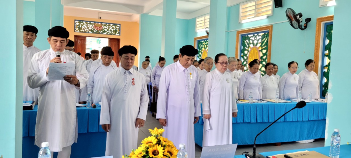 Hội thánh Cao Đài Tây Ninh tại Tiền Giang tưởng niệm Tổng Bí thư Nguyễn Phú Trọng (25/07/2024)
